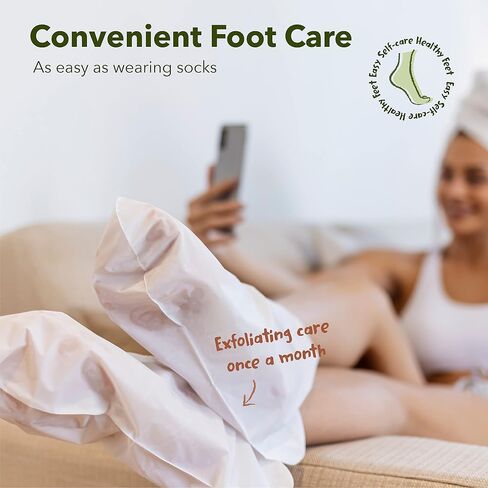 Purederm Foot Peeling Mask Set Exfoliating Foot Peel Spa Mask For Baby Soft Skin W/Sunflower Seed Oil & Lemon Extract - For Men & Women - Removes Dead Skin & Calluses In 2 Weeks, Pack of 3 in Kuwait