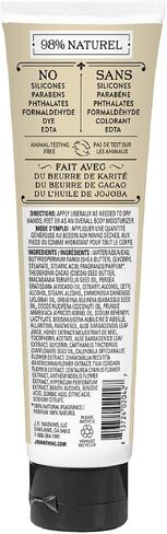 J.R. Watkins Natural Moisturizing Hand Cream, Coconut, Hydrating Hand Moisturizer with Shea Butter, Cocoa Butter, and Avocado Oil, USA Made and Cruelty Free, 3.3oz in Saudi Arabia