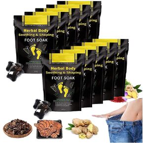 50Pcs Herbal Detox Cleansing Foot Soak Beads, Herbal Detox and Shaping Foot soak Beads Body Detox Foot Soak Natural Herbal Foot Massage Beads, Relaxing and Soothing Experience for Men and Women in Saudi Arabia