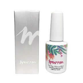 Murron Peel Off Gel Base Coat Plus 10ml UV LED Light Non Toxic Vegan Cruelty Free New Upgraded Formula in Saudi Arabia