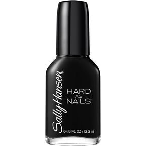 Sally Hansen Hard as Nails Color, Black Heart, 0.45 Fluid Ounce