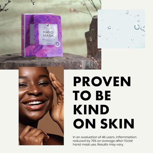 𝗪𝗜𝗡𝗡𝗘𝗥 𝟮𝟬𝟮𝟯* قناع لليدين بزبدة الشيا للأيدي الجافة وترطيب وتجديد الجلد الميت - نباتي وخالي من البارابين والعطور، 5 أزواج من أقنعة القفازات in Kuwait