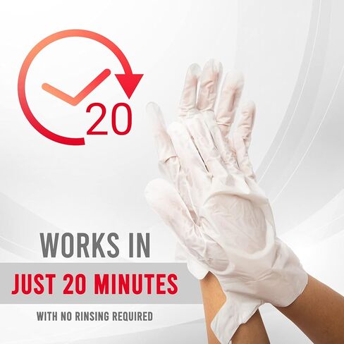 قناع اليد NURYSH REPAIR - 5 أزواج من قفازات الترطيب والترطيب للأيدي الجافة بزيت الأرغان وفيتامينات A وE - علاج تنعيم ومغذي مكثف للأيدي الخشنة والمتشققة والبشرة التالفة in Kuwait