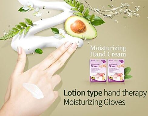 Epielle Moisturizing Hand Masks (Gloves 6pk) for Dry Hands Spa Masks | Sunflower Seed Oil + Avocado Oil + Vitamin E, Beauty Gifts, Skincare Gifts. STOCKING STUFFERS!! in Kuwait