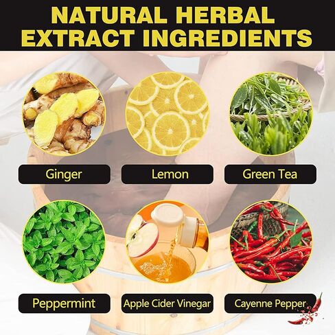 50Pcs Herbal Detox Cleansing Foot Soak Beads, Herbal Detox and Shaping Foot soak Beads Body Detox Foot Soak Natural Herbal Foot Massage Beads, Relaxing and Soothing Experience for Men and Women in Saudi Arabia