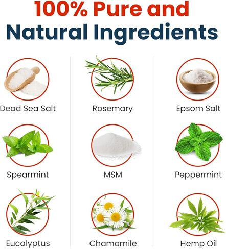 نقع القدم بزيت شجرة الشاي مع ملح إبسوم - لإصلاح أظافر القدم، والقدم الرياضية، وتنعيم مسامير القدم، وتلطيف القدم المتقرحة والمتعبة، وتغير لون الأظافر، ورائحة رائحة القدم، والعناية بالقدمين في السبا - صنع في الولايات المتحدة الأمريكية، 16 أونصة in Kuwait