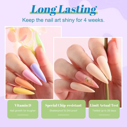 Lavender Violets 36 Colors Dip Powder Nail Kit Starter Quick Drying Dipping Powder Color Set for Home Salon Nail Art Designs M950 in Saudi Arabia