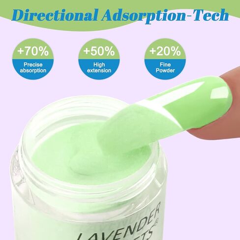 Lavender Violets 36 Colors Dip Powder Nail Kit Starter Quick Drying Dipping Powder Color Set for Home Salon Nail Art Designs M950 in Saudi Arabia