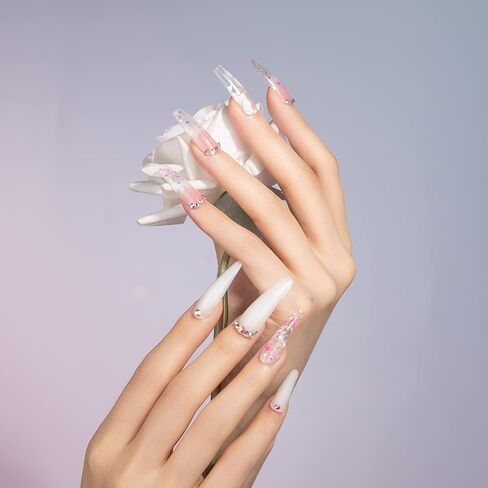 Beetles Nail Dip Powder Clear Color(1oz) for French Nail Manicure Nail Art, No Nail Lamp Needed, Long-Lasting, Strengthen Nail, Need Dip Powder Base Activator and Top Coat Gift for Mother in Saudi Arabia