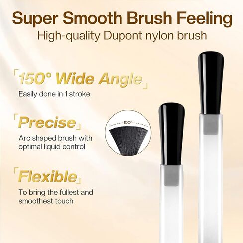 modelones Gel Top and Base Coat, 2Pcs 15ml No Wipe Gel Nail Polish Base and Top Coat, Soak Off LED Nail Lamp Acid Free Gloss Clear Base Top Coat Gel Nail Starter Supplies Kit Long Lasting for 28 Days in Kuwait