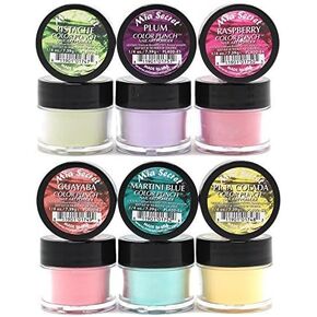 Mia Secret -Color Punch Collection Nail Acrylic Powder set of 6 in Kuwait