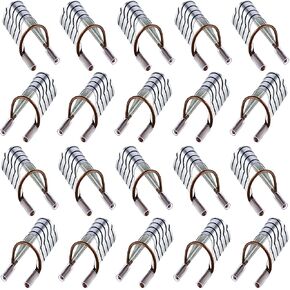 20 Pieces Reusable Nail Extension Forms Guide Protector Nail Tips Acrylic UV Gel Protector French Nail Forms for Nail Manicure Accessory Nail Salon Home Supply