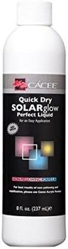 Fast Setting Acrylic Nail Liquid Monomer, Quick Dry Solar Glow by Ca...Environment, Professional and Flexible Non-Yellowing Formula (4 oz) in Kuwait
