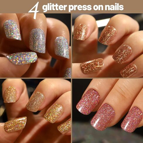 Teenitor Short Press on Nails, 312pcs French Nail Manicure Kit, False Nails with Design, French Tip Nails Extra Short Square Nails Press ons in Saudi Arabia