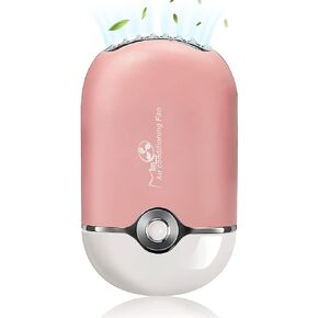 GreenLife® USB Rechargeable Portable Mini Fan Cooling Fan Bladeless Handheld Eyelash dryer Mini Handheld Fan Air Conditioning Blower for Eyelash Extension (Blue) in Kuwait