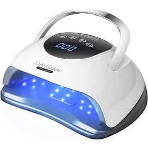 UV LED Lamp for Gel Polish 220W Fast Nail Polish Professional Dryer Nail Curing Light 57 Lamp Beads Auto Sensor for Fingernail & Toenail in Saudi Arabia