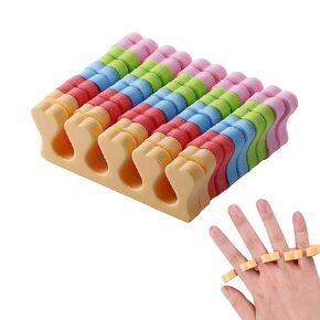 10 Pcs Toe Separators Finger Separators, Soft Sponge Toe Separators Pedicure, Toe Finger Dividers for Women Men Nail Art Pedicure Manicure Polishing Coating Gel Painting Beauty Accessories in Kuwait
