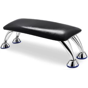 Nail Arm Rest Cushion, Big Nail Arm Rest for Nail Tech, Professional Nail Hand Rest Pillow Stand Manicure Hand Rest Spa Salon Foot Hand Arm Feet Leg Rest (Black)