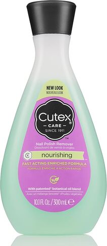 Cutex Nail Polish Remover, Nourishing Nail Care, Leaves Nails Looking Healthy, Contains Vitamins E & Apricot Oil, 6.76 Fl Oz in Saudi Arabia