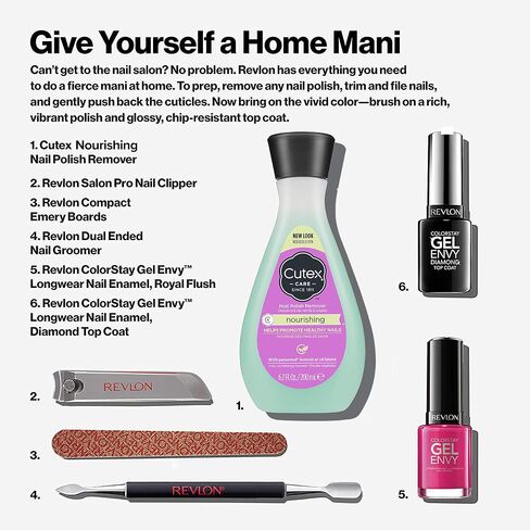 Cutex Nail Polish Remover, Nourishing Nail Care, Leaves Nails Looking Healthy, Contains Vitamins E & Apricot Oil, 6.76 Fl Oz in Saudi Arabia