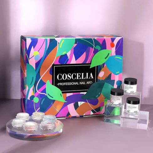 Acrylic Nail Kit for Beginners with Everything Nails Kit Acrylic Set Professional Acrylic Powder and Liquid Set Nail Rhinestones Glitter Powder Decorations Tools Nail Kit Gifts for Women DIY Salon in Saudi Arabia