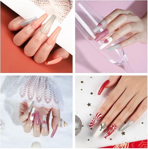 Acrylic Nail Kit for Beginners with Everything Nails Kit Acrylic Set Professional Acrylic Powder and Liquid Set Nail Rhinestones Glitter Powder Decorations Tools Nail Kit Gifts for Women DIY Salon in Saudi Arabia