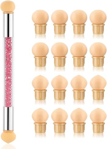SILPECWEE 5Pcs Ombre Nail Brush Nail Detail Brush Nail Art Brushes Nail Design Brushes Nail Painting Liner Brush for Acrylic Nails Thin Nail Pen Nail Art Tools in Kuwait