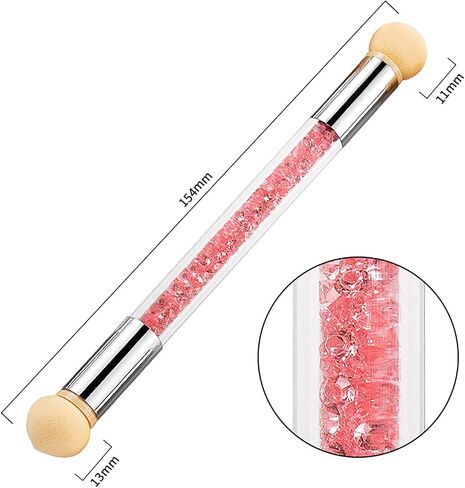 SILPECWEE 5Pcs Ombre Nail Brush Nail Detail Brush Nail Art Brushes Nail Design Brushes Nail Painting Liner Brush for Acrylic Nails Thin Nail Pen Nail Art Tools in Kuwait