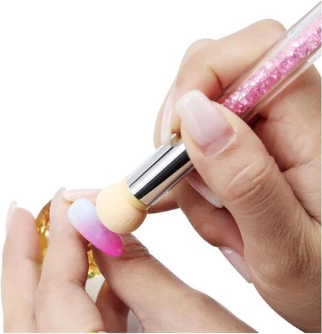 SILPECWEE 5Pcs Ombre Nail Brush Nail Detail Brush Nail Art Brushes Nail Design Brushes Nail Painting Liner Brush for Acrylic Nails Thin Nail Pen Nail Art Tools in Kuwait