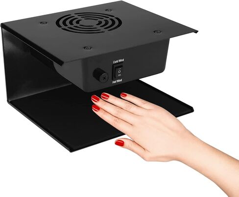 WOWOHI Nail Dryer for Regular Polish, 300W Nail Fan Dryer Blower with Hot and Cool Air, Professional Nail Art Drying Fan for Manicure Salon and Daily Home Use in Saudi Arabia