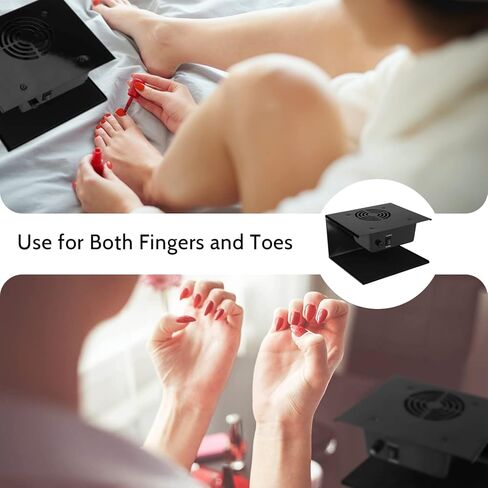 WOWOHI Nail Dryer for Regular Polish, 300W Nail Fan Dryer Blower with Hot and Cool Air, Professional Nail Art Drying Fan for Manicure Salon and Daily Home Use in Saudi Arabia