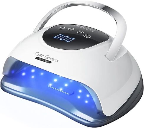 مصباح LED بالاشعة فوق البنفسجية لطلاء الاظافر الجل بقدرة 220 واط سريع ومجفف اظافر احترافي مع 57 خرزة مصباح ومستشعر تلقائي و4 اعدادات للمؤقت وشاشة لمس LCD كبيرة لاظافر اليدين والقدمين in Saudi Arabia
