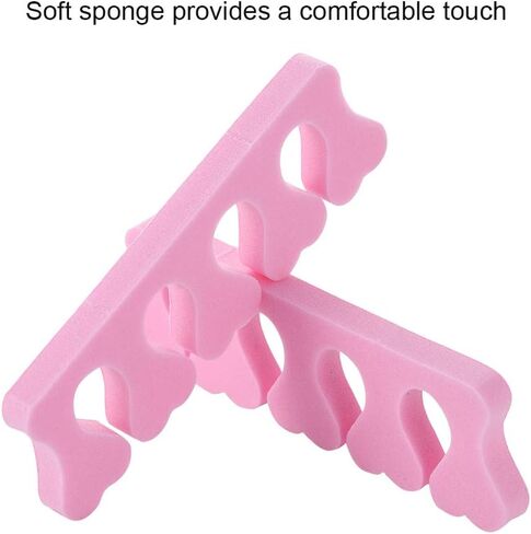 10 Pcs Toe Separators Finger Separators, Soft Sponge Toe Separators Pedicure, Toe Finger Dividers for Women Men Nail Art Pedicure Manicure Polishing Coating Gel Painting Beauty Accessories in Kuwait