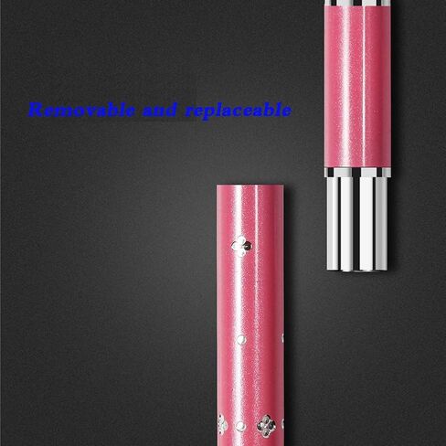 1 Piece Embossing Stylus Set with 5 Pieces Replacement Head Diamond Crystal Dotting Fountain Pen Tracing Dotting Tool Stylus Embossing Tools for Paper Art Dotting Tools for Nail Art (Pink) in Saudi Arabia