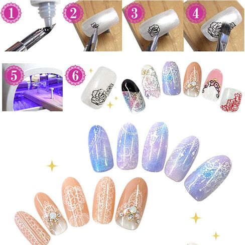 1 Piece Embossing Stylus Set with 5 Pieces Replacement Head Diamond Crystal Dotting Fountain Pen Tracing Dotting Tool Stylus Embossing Tools for Paper Art Dotting Tools for Nail Art (Pink) in Saudi Arabia