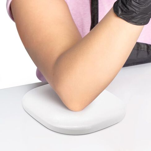 Elbow Rest for Nail Tech, Soft Elbow Nail Arm Rest Microfiber Leather Elbow Nail Hand Rest Cushion Non-Slip, Black in Kuwait