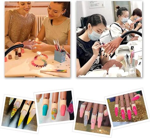 ترقية الأظافر لا تسقط بسهولة تدريب تدريب الأظافر، عرض الأظافر، عرض الأظافر، أيدي زائفة مرنة متحركة لتقليم الأظافر، أفضل أداة ممارسة طباعة مانيكير DIY in Kuwait