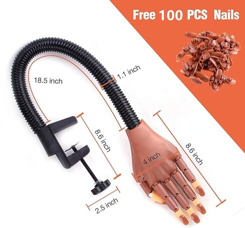 ترقية الأظافر لا تسقط بسهولة تدريب تدريب الأظافر، عرض الأظافر، عرض الأظافر، أيدي زائفة مرنة متحركة لتقليم الأظافر، أفضل أداة ممارسة طباعة مانيكير DIY in Kuwait