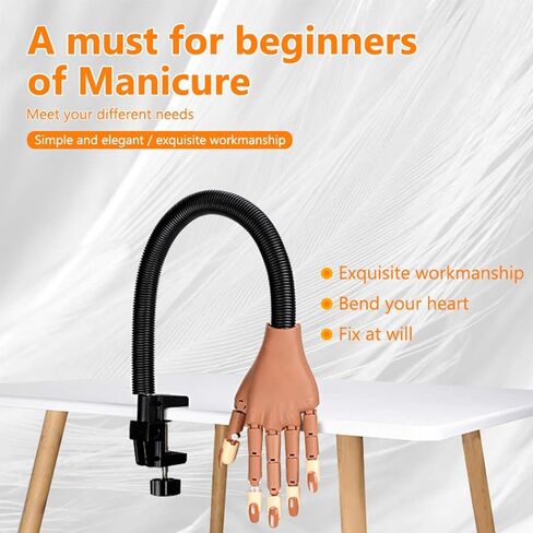 ترقية الأظافر لا تسقط بسهولة تدريب تدريب الأظافر، عرض الأظافر، عرض الأظافر، أيدي زائفة مرنة متحركة لتقليم الأظافر، أفضل أداة ممارسة طباعة مانيكير DIY in Kuwait