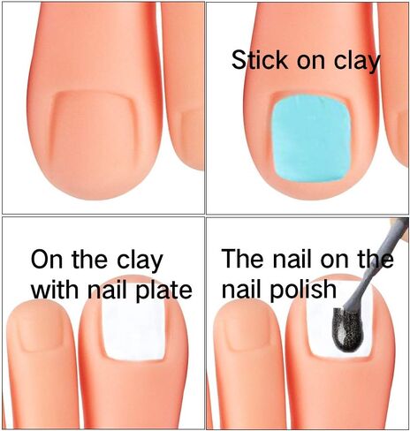 AORAEM Practice Fake Foot Flexible Movable Soft Silicone Fake Foot Tool for Nails Training Display in Saudi Arabia