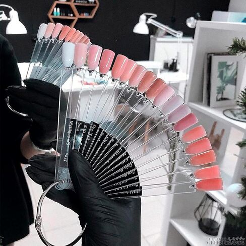 مجموعة من 4 مجموع 200 طرف - قلم عرض فني شفاف لأظافر الأظافر in Kuwait