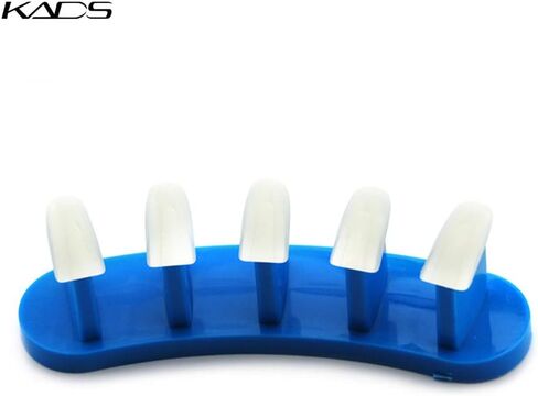 KADS 1set Dismountable Practice Removable Nail Training Holder + 100pcs Practice Nail Tips Salon Manicure Nail Art Beauty Tools in Saudi Arabia