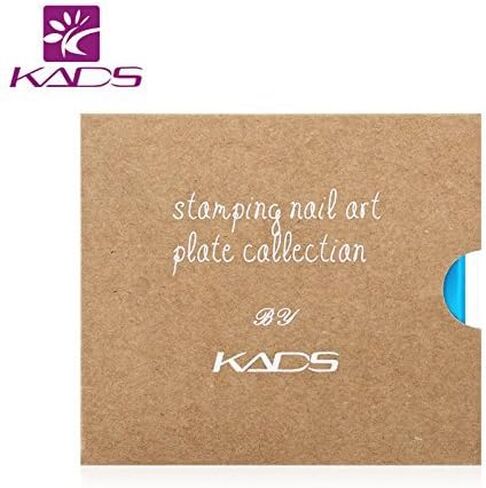 KADS مسمار ختم لوحة الأزياء مسمار الفن ختم قالب DIY صورة قالب مانيكير ختم لوحة أدوات Stencil (الموضة 014) in Kuwait