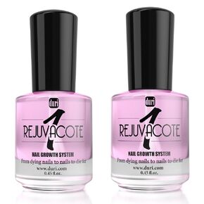 duri Rejuvacote 1 Nail Growth System - Original Maximum Strength Formula - Nail Strengthener and Nail Growth - Base and Top Coat - Pack of 2 - 0.45 fl. oz. in Kuwait