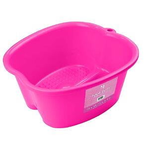 Mantello Foot Soaking Tub - Extra Large Pedicure Bowl - Foot Bath Basin - Pedicure Foot Spa (Black)