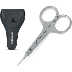 Cuticle Scissors- Stainless Steel Curved Blade Small Scissors for Trimming the Fingernails, Toenails, Eyebrow, Eyelash, Dry Skin – Nail Scissors(B)
