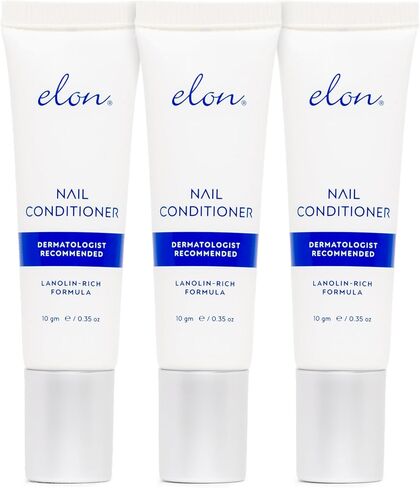 Elon Lanolin-Rich Nail Conditioner, Strengthens Nails & Protects Cuticles, Recommended by Dermatologists & Podiatrists (10g tube) in Kuwait