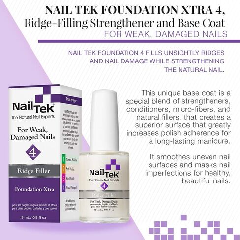 Nail Tek Xtra 4, Nail Strengthener for Weak and Damaged Nails, 0.5 oz, 1-Pack in Saudi Arabia