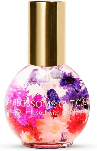 Blossom Hydrating, Moisturizing, Strengthening, Gourmand Scented Cuticle Oil, Infused with Real Flowers, Made in USA, 0.5 fl. oz, Almond Biscotti in Saudi Arabia