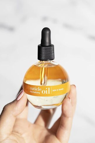 تنشيط Cuccio Naturale - زيت مرطب للبشرة التي تم إصلاحها بين عشية وضحاها - علاج للبشرة التالفة والأظافر الرقيقة - تركيبة خالية من البارابين / القسوة - الحليب والعسل - 2.5 أوقية in Kuwait